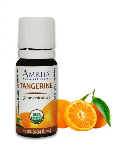 Amrita Aromatherapy - EO4901-10ml - Essential Oils - Tangerine Certified Organic