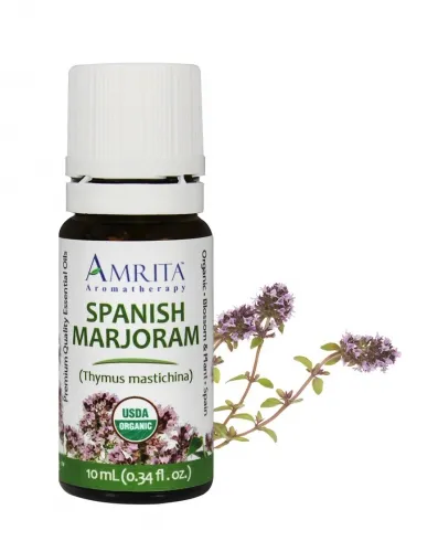 Amrita Aromatherapy - EO4971-1L - Essential Oils - Marjoram Spanish