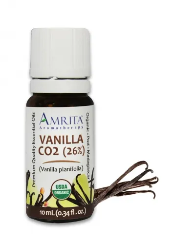 Amrita Aromatherapy - EO5011 - 10ml Essential Oils Vanilla CO2, 26% vanillin 10ml