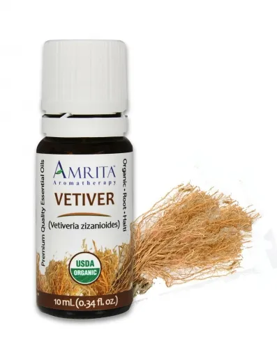 Amrita Aromatherapy - EO5101-10ml - Essential Oils - Vetiver