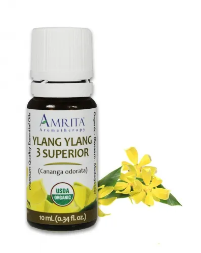 Amrita Aromatherapy - EO5221-10ml - Essential Oils - Ylang Ylang 3 Superior