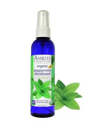 Amrita Aromatherapy - PC42-120 - Deodorant - Organic Peppermint