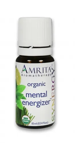 Amrita Aromatherapy - SYN319 - 10ml Synergy Blends Mental Energizer Organic 10ml