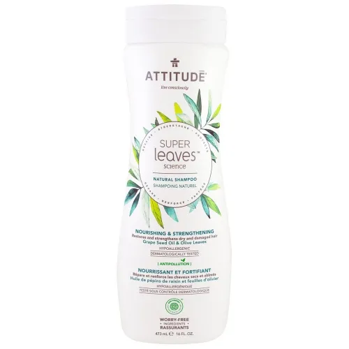 Attitude - 234538 - Body Care Nourishing & Strengthening Shampoo, Grapeseed Oil & Olive Leaves  Hair Care