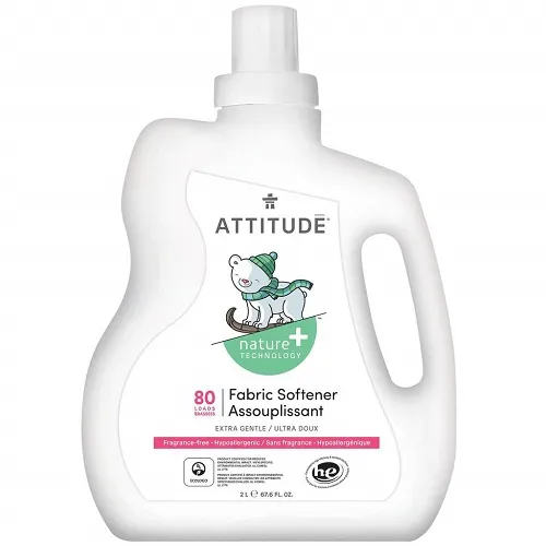 Attitude - 234554 - Baby Fabric Softener, Fragrance-Free  Laundry