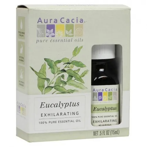 Aura Cacia - 482202 - Eucalyptus Essential Oil - Boxed