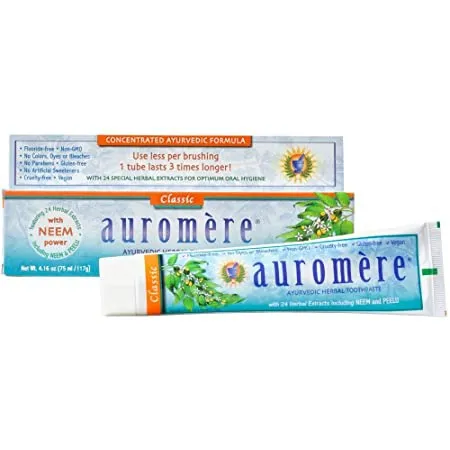 Auromere - From: ATFFMDZ To: ATNFDZ - Ayurvedic Toothpaste Foam Free Mint