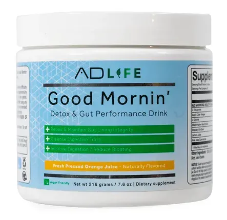 Project Ad Good Mornin - Detox And Gut Performance Drink Orange Juice - 24 Servings