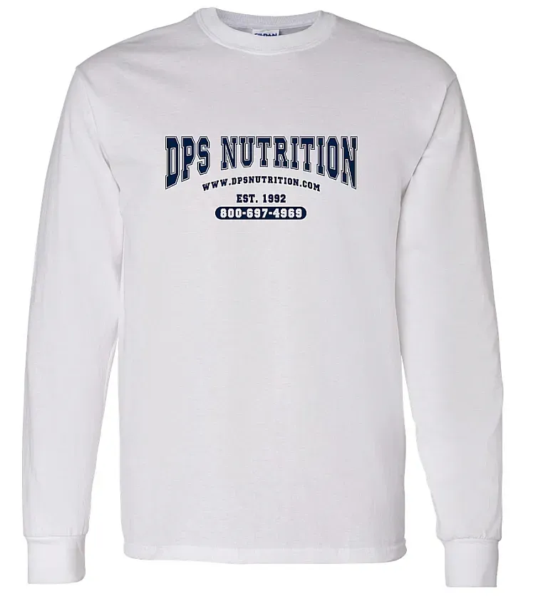 Dps Nutrition Long Sleeve T-Shirt White - Med