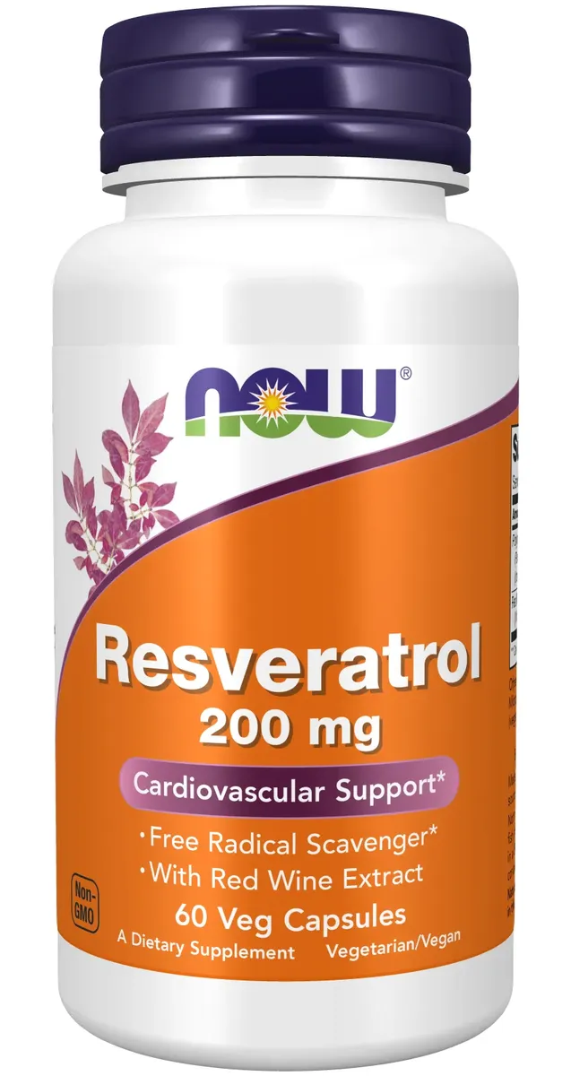 Now Foods Resveratrol 200 Mg - 60 Vcap