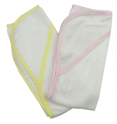 Bambini Layette Infant Wear - 021B-Pink--021B-Yellow-BLI - Bambini Infant Hooded Bath Towel (pack Of 2) - One Size