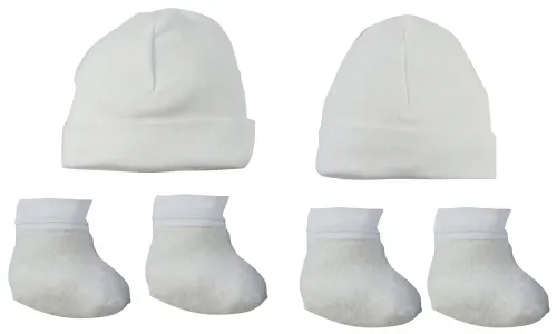 Bambini Layette Infant Wear - From: 029-2-PACKS To: 029PACK - BLI Bambini Cap & Bootie Set