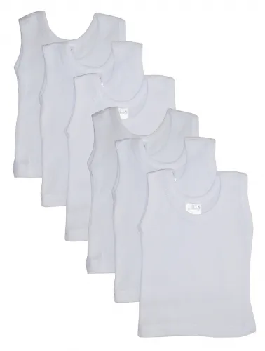 Bambini Layette Infant Wear - From: 0346L To: 0346S - BLI Bambini Tank Top 6 Pack