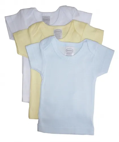 Bambini Layette Infant Wear - 056M-BLI - Bambini Boys Pastel Variety Short Sleeve Lap T-shirts - 3 Pack