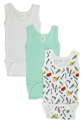 Bambini Layette Infant Wear From: 109L To: 109S - Bambini Boys Printed Tank Top