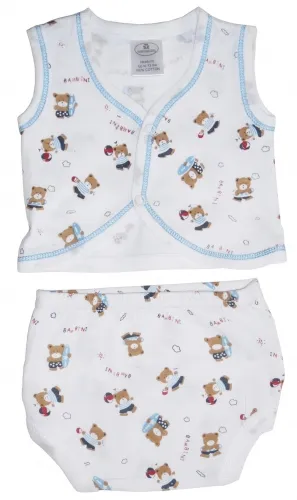 Bambini Layette Infant Wear - From: 232MBOYS To: 232SBOYS - BLI Bambini Diaper Shirt & Panty