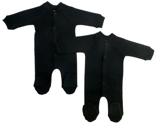 Bambini Layette Infant Wear - From: 515DL2 To: 515DS2 - BLI Bambini Black Interlock Sleep & Play