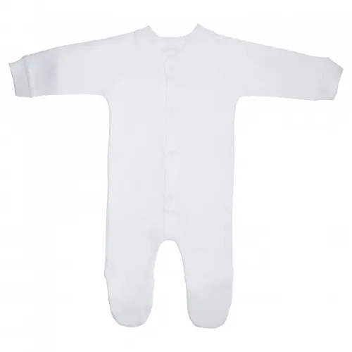 Bambini Layette Infant Wear - From: 515WL To: 515WS - BLI Bambini Interlock White Closed toe Sleep & Play