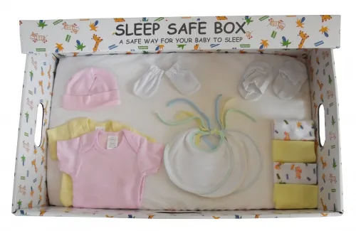 Bambini Layette Infant Wear - 806-Girls-16-Pieces-BLI - Baby Starter Set Box, Girl 16 Piece