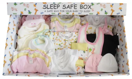 Bambini Layette Infant Wear - 806-Girls-72-Pieces-BLI - Baby Starter Set Box, Girl 72 Piece