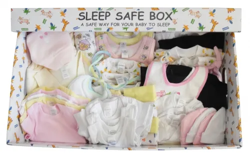 Bambini Layette Infant Wear - 806-Girls-88-Pieces-BLI - Baby Starter Set Box, Girl 88 Piece