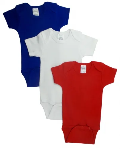 Bambini Layette Infant Wear - From: LS_0197 To: LS_0200 - BLI Bambini Red Bodysuit Onezies (pack Of 3) Newborn