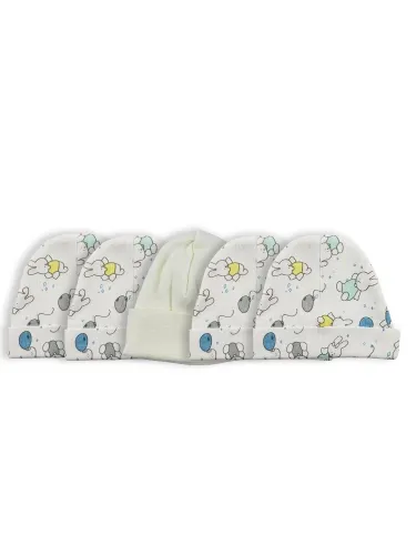 Bambini Layette Infant Wear - From: LS_0528 To: LS_0530 - BLI Bambini Baby Cap (pack Of 5) One Size