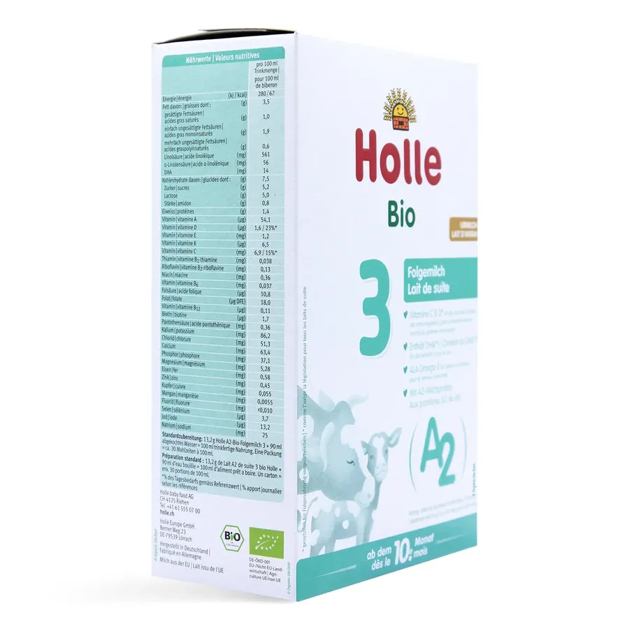 Holle A2 Stage 3 Organic Toddler Formula