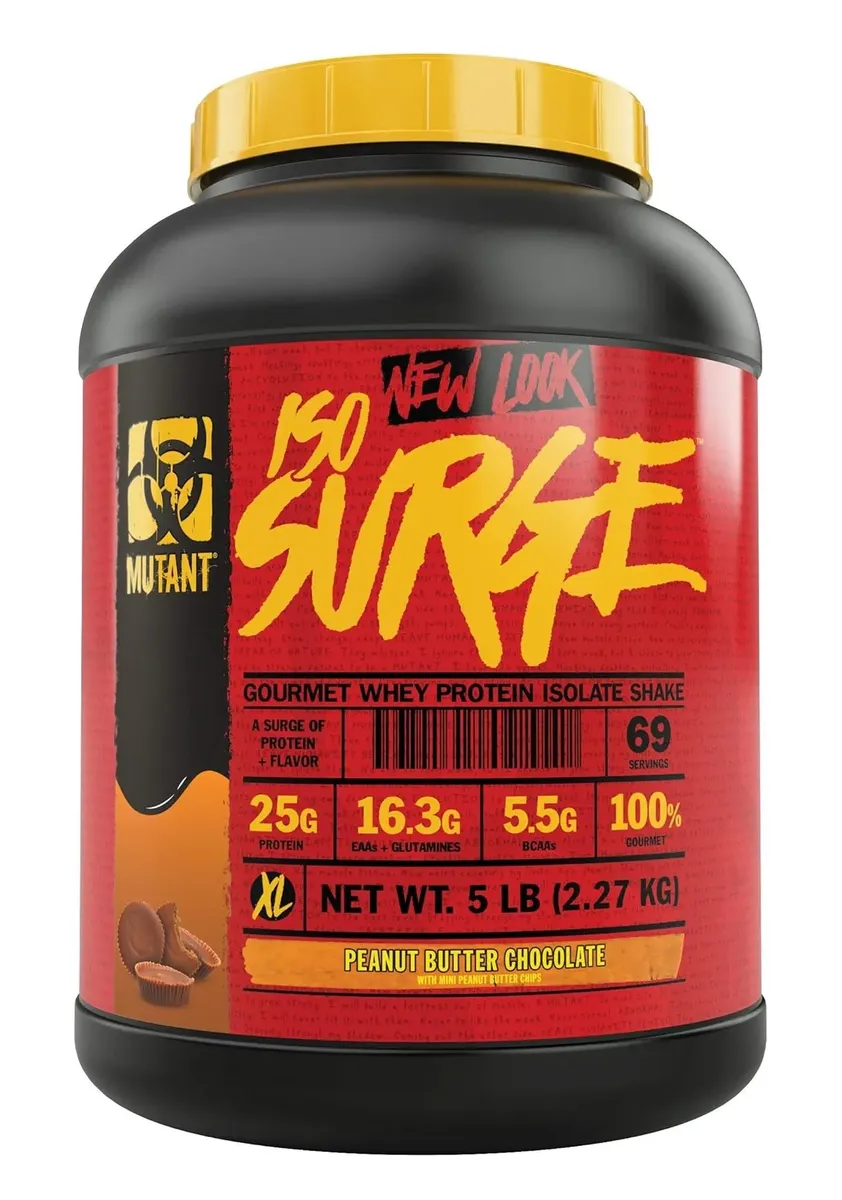 Mutant Iso Surge Whey Isolate Protein Peanut Butter Chocolate - 5 Lb