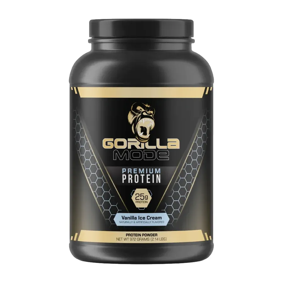 Gorilla Mode Premium Protein Vanilla Ice Cream - 30 Servings