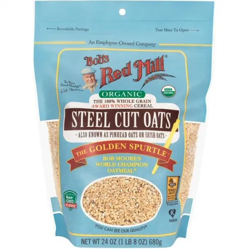 Bobs Red Mill - From: 234174 To: 234175 - Bob's Red MillOats & Oatmeal Organic Steel Cut Oats. resealable bag