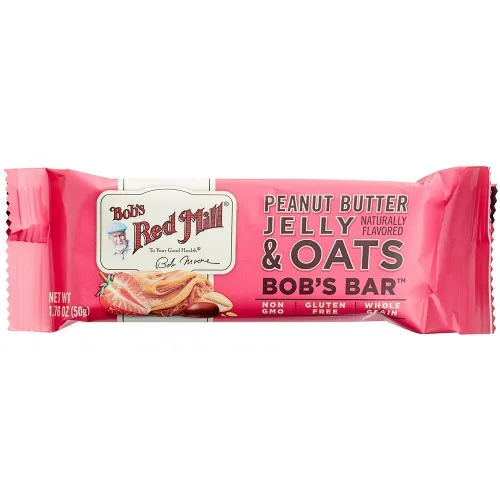 Bobs Red Mill - 235298 - Bobs Red Mill Gluten-Free Oat Bars Peanut Butter Jelly 12 (1.76 oz.) bars