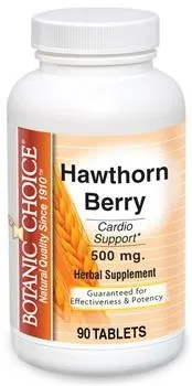 Botanic Choice - BC05 HAWT 0090 - Hawthorn Berry 500 Mg