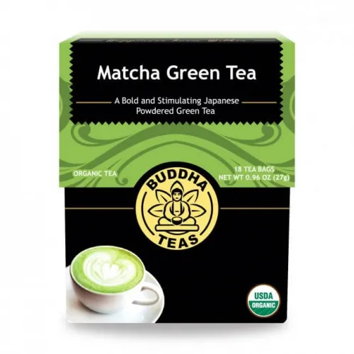 Buddha Teas - 235081 - Organic Green Tea Matcha Green Tea 18 tea bags