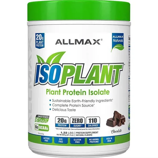 Allmax Nutrition Isoplant Plant Protein Isolate Chocolate - 20 Servings