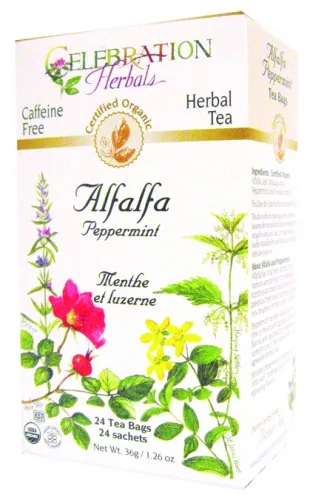 Celebration Herbals - 275102 - Alfalfa Peppermint Tea Organic