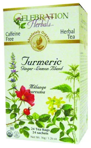 Celebration Herbals - 275184 - Turmeric Ginger  Organic