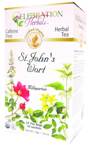 Celebration Herbals - 275186 - St John's Wort Herb Tea Organic
