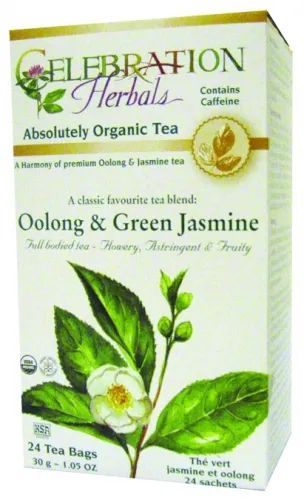 Celebration Herbals - 275436 - Green Tea Oolong & Jasmine Org