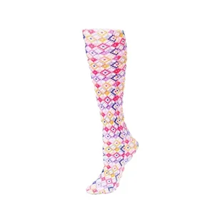 Celeste - L187-2087 - Stein Womens 20" Trouser Sock-Pastel Abstract