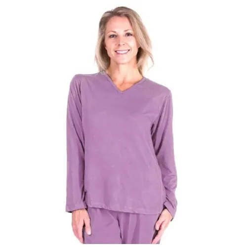 Cool-jams - From: T2120-V To: T2150-V - Womens Mix And Match Moisture Wicking Long Sleeve T Shirt,  Violet
