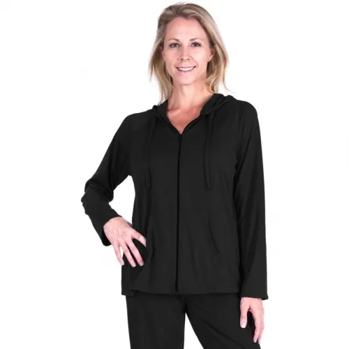 Cool-jams - From: T2120-B To: T2158-N  Womens Mix And Match Moisture Wicking Long Sleeve T Shirt,  Black