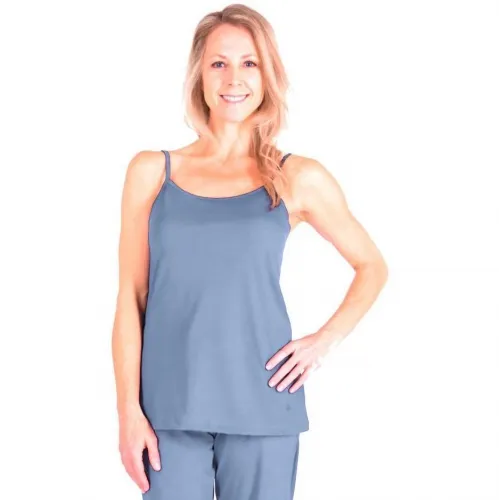 Cool-jams - T2145-DP - Womens Mix And Match Moisture Wicking Cami Top With Shelf Bra, Dust