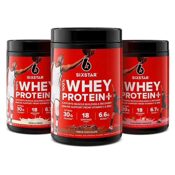 1 Month Protein Stack In 3 Flavors [Free Shipping] - Sixstar