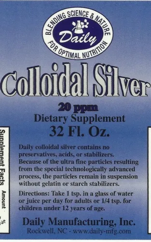 Daily - From: 1.SIL-32 To: 1.SIL-4 - Silver Colloidal 20ppm