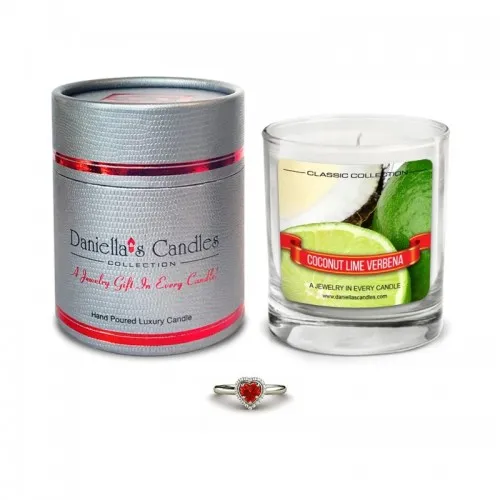Daniellas Candles - From: CC100105-E To: CC100105-N - Coconut Lime Verbena Jewelry Candle