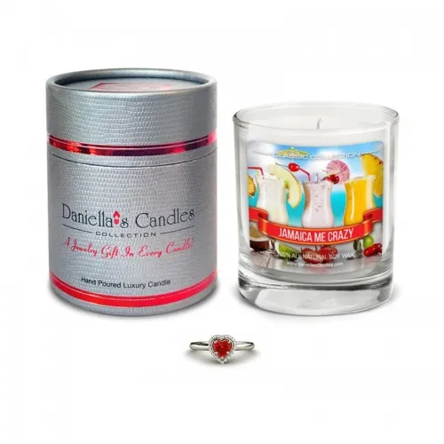 Daniellas Candles - From: CC100111-E To: CC100111-N - Jamaica Me Crazy Jewelry Candle