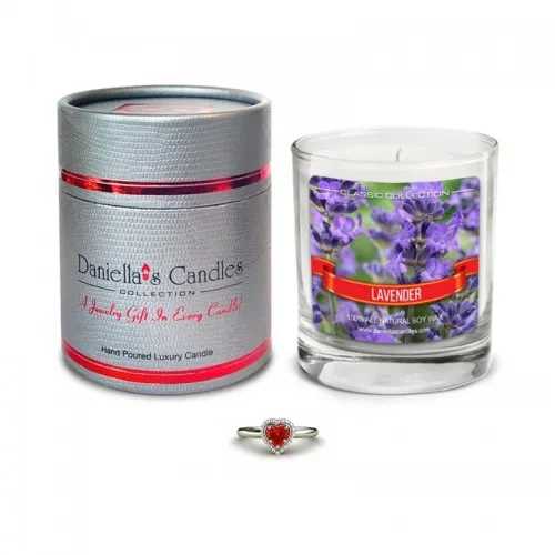 Daniellas Candles - CC100112-SM - Lavender Jewelry Candle