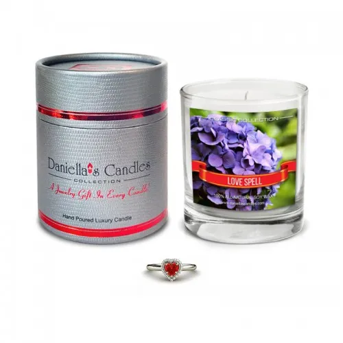 Daniellas Candles - From: CC100113-E To: CC100113-SM - Love Spell Jewelry Candle