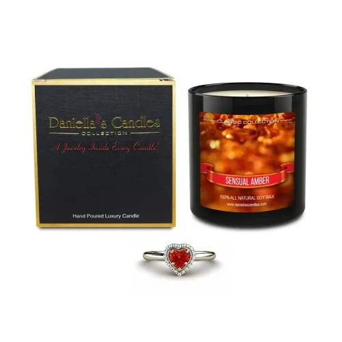 Daniellas Candles - From: HC100106-E To: HC100106-N - Sensual Amber Jewelry Candle